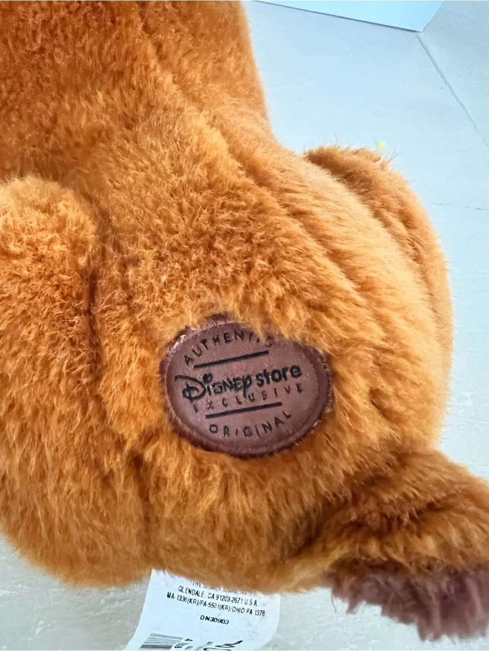Disney Brother Bear Tuke Moose Large Plush Disney Store Exclusive Vintage
